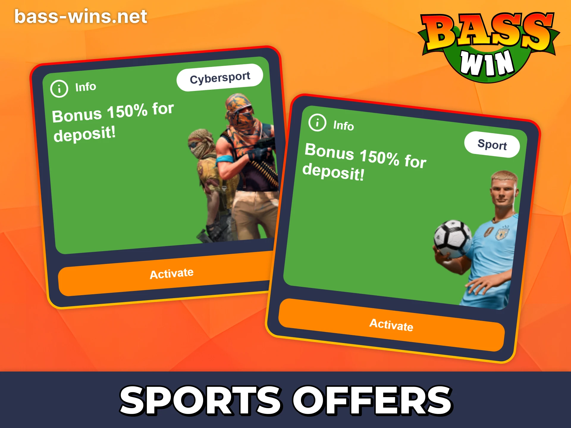 Enjoy Bass Win betting with extra bonuses for sports and esports.