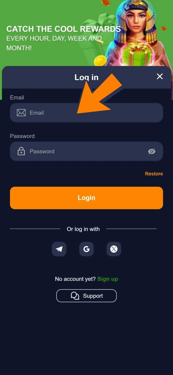 Log into your Bass Win account to fund it.
