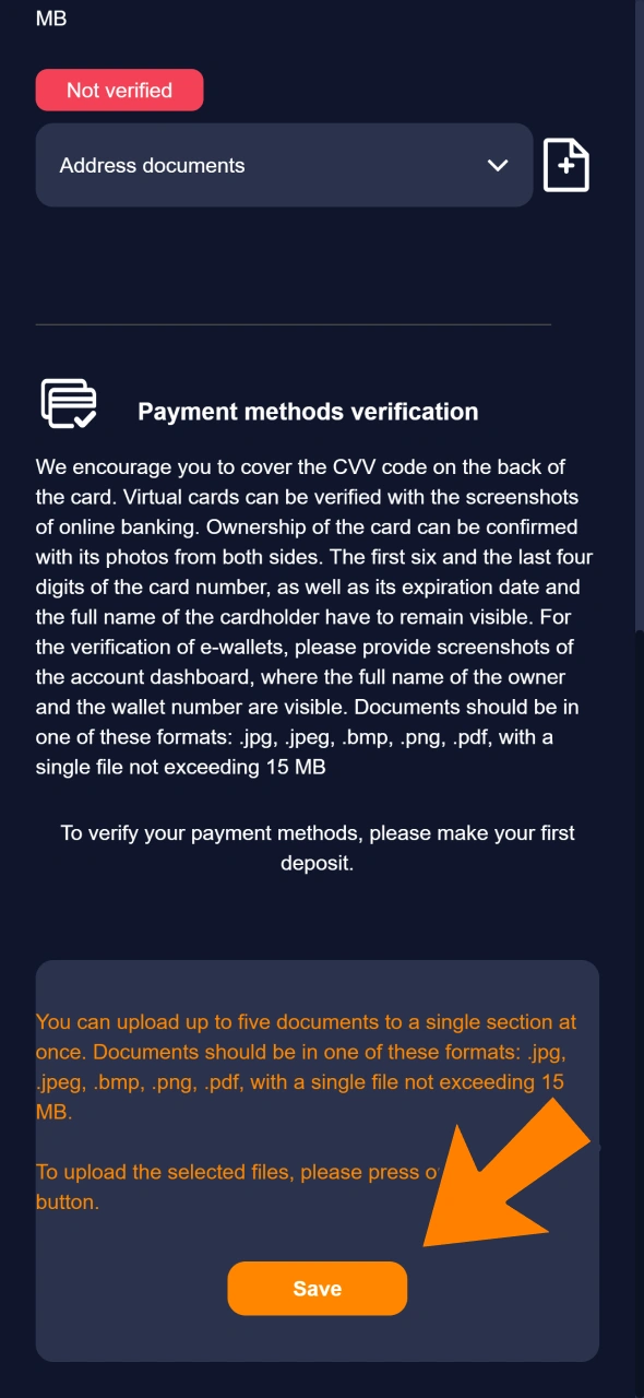Verify your Bass WIn account to be able withdraw your live game winnings.
