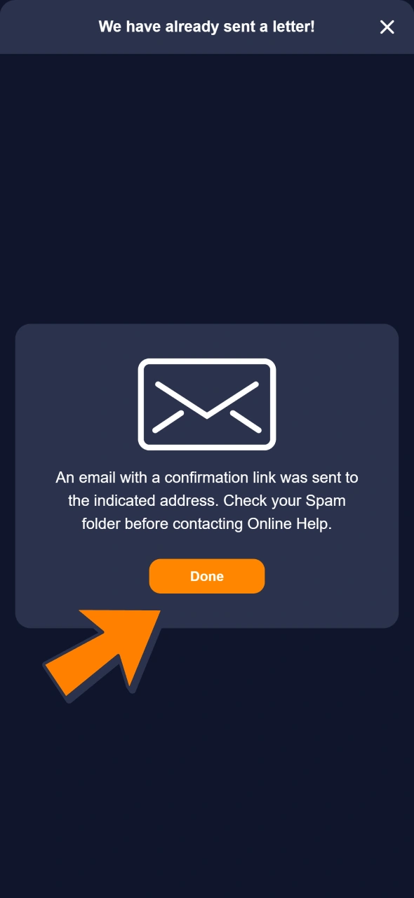 Confirm your provided email to secure your Bass Win account.