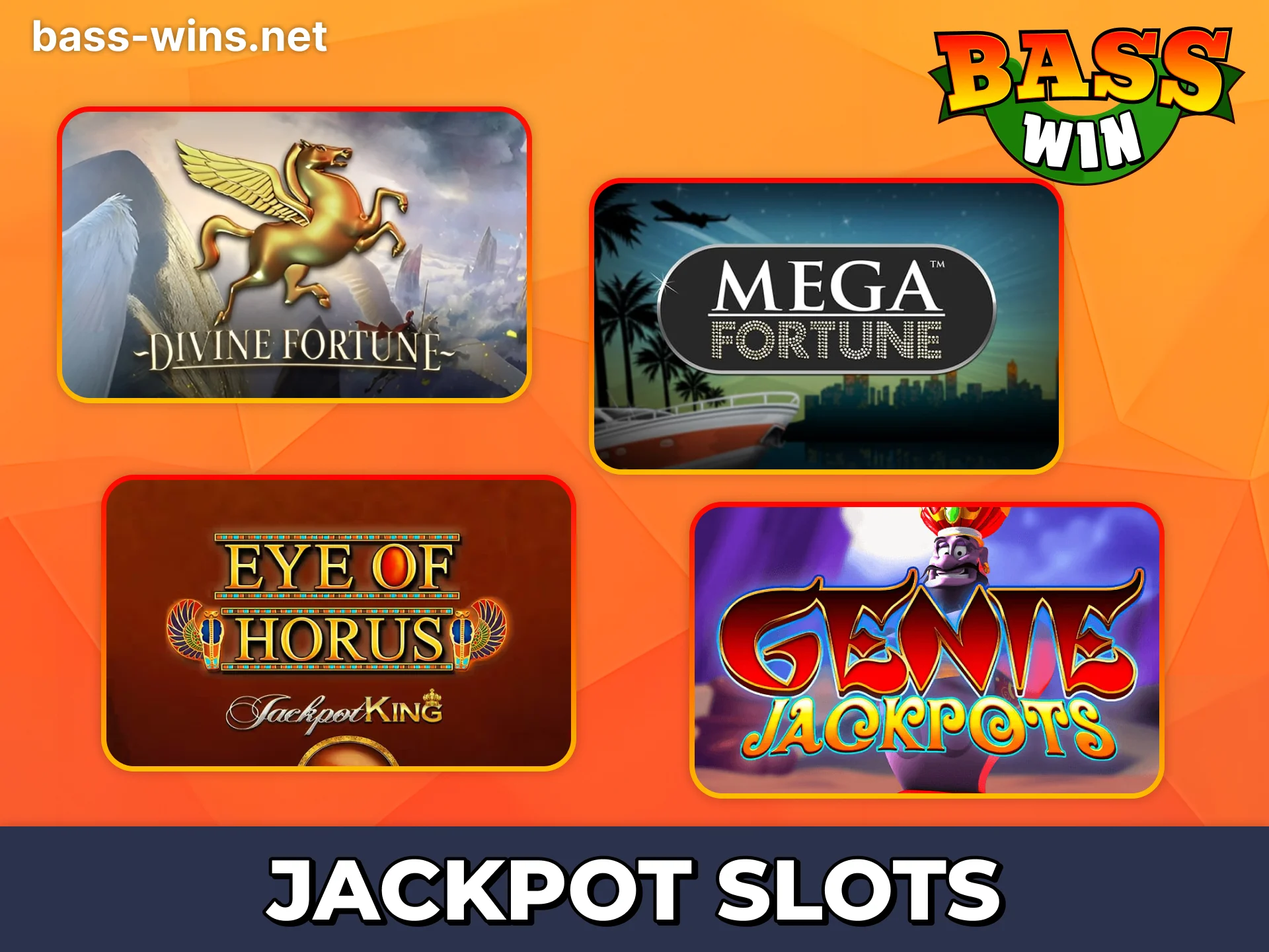 Try your luck to win jackpots at Bass Win casino.